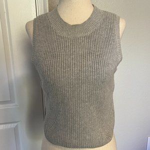 Babaton Cropped Knit Sweater Vest